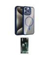 ieg™ iPhone 15 Pro Max Kılıf Yadigar Asil Koleksiyonu - Şeffaf 360 Full Body Arka Koruyucu