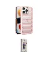 ieg™ iPhone 15 Pro Max Kılıf Yadigar Doku Özel Seri - Siyah Bilvis 3D Cam Ekran Koruyucu