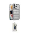 ieg™ iPhone 15 Pro Max Kılıf Yadigar Doku Özel Seri - Siyah Bilvis Hayalet Cam Ekran Koruyucu