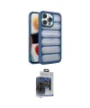 ieg™ iPhone 15 Pro Max Kılıf Yadigar Doku Özel Seri - Siyah Vanessa Magic Cam