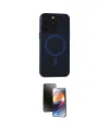 ieg™ iPhone 15 Pro Max Kılıf Yadigar Işık - Siyah 3D Antistatik Mat Seramik Nano Ekran Koruyucu