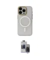 ieg™ iPhone 15 Pro Max Kılıf Yadigar Işık - Siyah Vanessa Magic Hayalet Cam