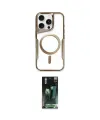 ieg™ iPhone 15 Pro Max Kılıf Yadigar Klasik Özel Seri - Siyah 360 Mat Full Body Arka Koruyucu