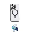 ieg™ iPhone 15 Pro Max Kılıf Yadigar Klasik Özel Seri - Siyah 3D Antistatik Seramik Nano Ekran Koruyucu