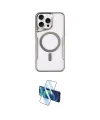 ieg™ iPhone 15 Pro Max Kılıf Yadigar Klasik Özel Seri - Siyah 3D Antistatik Seramik Nano Ekran Koruyucu