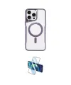 ieg™ iPhone 15 Pro Max Kılıf Yadigar Klasik Özel Seri - Siyah 3D Antistatik Seramik Nano Ekran Koruyucu