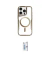 ieg™ iPhone 15 Pro Max Kılıf Yadigar Klasik Özel Seri - Siyah Bilvis 0.18mm Plus Cam Ekran Koruyucu