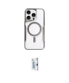 ieg™ iPhone 15 Pro Max Kılıf Yadigar Klasik Özel Seri - Siyah Bilvis 0.18mm Plus Cam Ekran Koruyucu