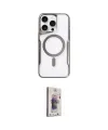 ieg™ iPhone 15 Pro Max Kılıf Yadigar Klasik Özel Seri - Siyah Bilvis 3D Cam Ekran Koruyucu