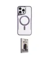 ieg™ iPhone 15 Pro Max Kılıf Yadigar Klasik Özel Seri - Siyah Bilvis Hayalet Cam Ekran Koruyucu