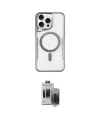 ieg™ iPhone 15 Pro Max Kılıf Yadigar Klasik Özel Seri - Siyah Vanessa Magic Hayalet Cam