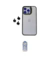 ieg™ iPhone 15 Pro Max Kılıf Yankı Asil Serisi - Siyah Joko Magic 5D Cam