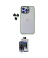 ieg™ iPhone 15 Pro Max Kılıf Yankı Asil Serisi - Siyah Vanessa Magic Cam