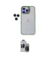 ieg™ iPhone 15 Pro Max Kılıf Yankı Asil Serisi - Siyah Vanessa Magic Hayalet Cam