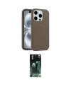 ieg™ iPhone 15 Pro Max Kılıf Yankı Form Serisi - Şeffaf 360 Full Body Arka Koruyucu
