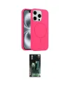 ieg™ iPhone 15 Pro Max Kılıf Yankı Form Serisi - Şeffaf 360 Full Body Arka Koruyucu