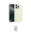 ieg™ iPhone 15 Pro Max Kılıf Yankı Form Serisi - Siyah Bilvis 0.18mm Plus Cam Ekran Koruyucu