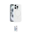 ieg™ iPhone 15 Pro Max Kılıf Yankı Form Serisi - Siyah Bilvis 0.18mm Plus Cam Ekran Koruyucu