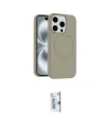 ieg™ iPhone 15 Pro Max Kılıf Yankı Form Serisi - Siyah Bilvis 0.18mm Plus Cam Ekran Koruyucu
