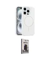 ieg™ iPhone 15 Pro Max Kılıf Yankı Form Serisi - Siyah Bilvis Hayalet Cam Ekran Koruyucu