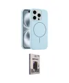 ieg™ iPhone 15 Pro Max Kılıf Yankı Form Serisi - Siyah Bilvis Hayalet Cam Ekran Koruyucu