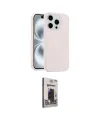 ieg™ iPhone 15 Pro Max Kılıf Yankı Form Serisi - Siyah Bilvis Hayalet Cam Ekran Koruyucu
