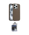 ieg™ iPhone 15 Pro Max Kılıf Yankı Form Serisi - Siyah Vanessa Magic Cam