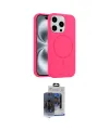ieg™ iPhone 15 Pro Max Kılıf Yankı Form Serisi - Siyah Vanessa Magic Cam