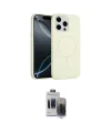ieg™ iPhone 15 Pro Max Kılıf Yankı Form Serisi - Siyah Vanessa Magic Hayalet Cam