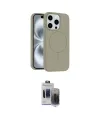 ieg™ iPhone 15 Pro Max Kılıf Yankı Form Serisi - Siyah Vanessa Magic Hayalet Cam