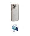 ieg™ iPhone 15 Pro Max Kılıf Yankı Işık Özel Seri - Siyah 3D Antistatik Seramik Nano Ekran Koruyucu