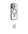 ieg™ iPhone 15 Pro Max Kılıf Yankı Işık Özel Seri - Siyah Bilvis 0.18mm Plus Cam Ekran Koruyucu