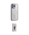 ieg™ iPhone 15 Pro Max Kılıf Yankı Işık Özel Seri - Siyah Bilvis 3D Cam Ekran Koruyucu