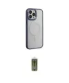 ieg™ iPhone 15 Pro Max Kılıf Yankı Işık Özel Seri - Siyah Joko Magic 5D Hayalet Cam