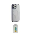 ieg™ iPhone 15 Pro Max Kılıf Yankı Işık Özel Seri - Siyah Polymer Nano Ekran Koruyucu