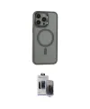 ieg™ iPhone 15 Pro Max Kılıf Yankı Işık Özel Seri - Siyah Vanessa Magic Hayalet Cam