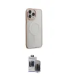 ieg™ iPhone 15 Pro Max Kılıf Yankı Işık Özel Seri - Siyah Vanessa Magic Hayalet Cam