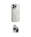 ieg™ iPhone 15 Pro Max Kılıf Yankı Işık Özel Seri - Siyah Vanessa Magic Hayalet Cam