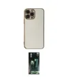 ieg™ iPhone 15 Pro Max Kılıf Yankı Serisi - Şeffaf 360 Full Body Arka Koruyucu