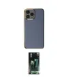 ieg™ iPhone 15 Pro Max Kılıf Yankı Serisi - Şeffaf 360 Full Body Arka Koruyucu