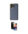 ieg™ iPhone 15 Pro Max Kılıf Yankı Serisi - Siyah 3D Antistatik Mat Seramik Nano Ekran Koruyucu