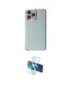 ieg™ iPhone 15 Pro Max Kılıf Yankı Serisi - Siyah 3D Antistatik Seramik Nano Ekran Koruyucu