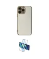 ieg™ iPhone 15 Pro Max Kılıf Yankı Serisi - Siyah 3D Antistatik Seramik Nano Ekran Koruyucu