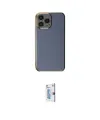 ieg™ iPhone 15 Pro Max Kılıf Yankı Serisi - Siyah Bilvis 0.18mm Plus Cam Ekran Koruyucu