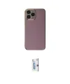 ieg™ iPhone 15 Pro Max Kılıf Yankı Serisi - Siyah Bilvis 0.18mm Plus Cam Ekran Koruyucu
