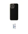 ieg™ iPhone 15 Pro Max Kılıf Yankı Serisi - Siyah Bilvis 0.18mm Plus Cam Ekran Koruyucu