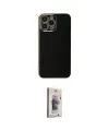 ieg™ iPhone 15 Pro Max Kılıf Yankı Serisi - Siyah Bilvis 3D Cam Ekran Koruyucu