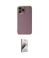 ieg™ iPhone 15 Pro Max Kılıf Yankı Serisi - Siyah Bilvis 3D Mat Cam Ekran Koruyucu
