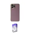 ieg™ iPhone 15 Pro Max Kılıf Yankı Serisi - Siyah Bilvis 5in1 3D Magic Cam Ekran Koruyucu
