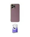 ieg™ iPhone 15 Pro Max Kılıf Yankı Serisi - Siyah Bilvis 5in1 5D Magic Hayalet Cam Ekran Koruyucu